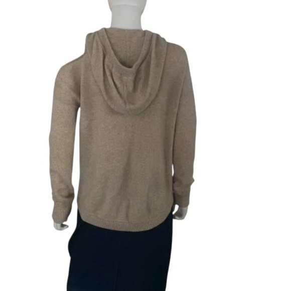 Minnie Rose Cashmere Cold Shoulder Sweater Medium - Picture 4 of 6